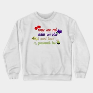 Tacos and Guacamole Crewneck Sweatshirt